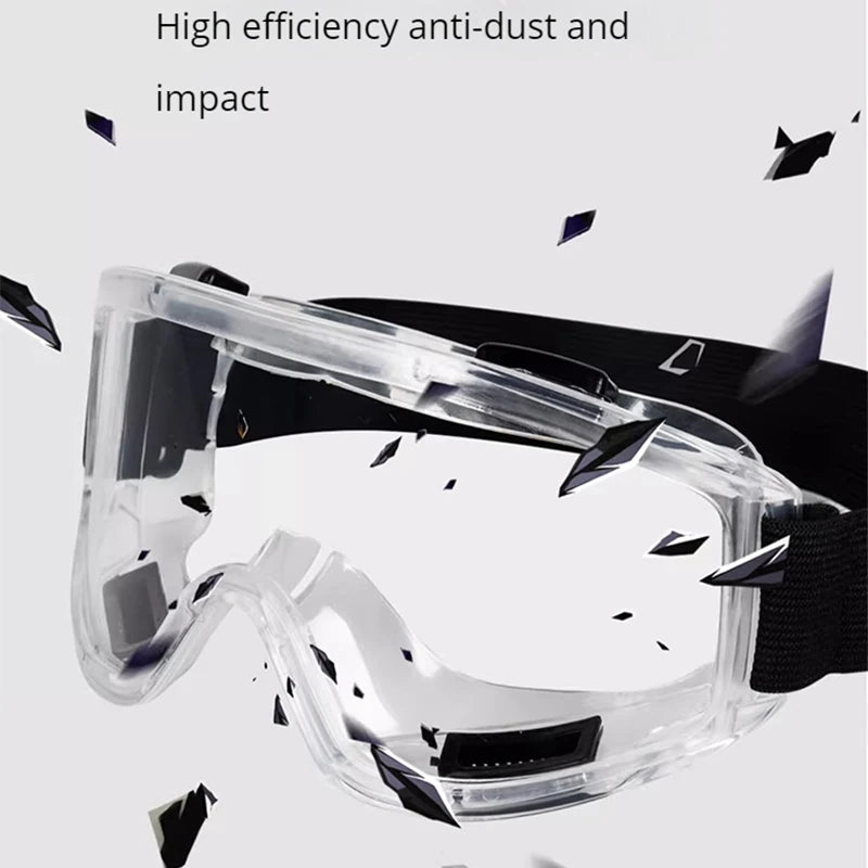 Goggles Splashproof Dustproof Windproof Sandproof Anti-fog Transparent Riding Skiing Sports Glasses