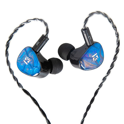 KBEAR KB02 In-Ear Bone Conduction Hybrid Earphones HiFi Bass Monitor Wired Headphones With Replaceable IEM Cable Gaming Headsets
