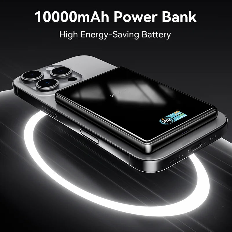 KUULAA Magnetic Power Bank 10000mAh Qi2 PD20W Portable Charger Wireless External Battery for iPhone17 16 15 14 Pro Max Powerbank