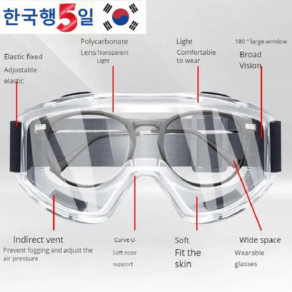 Goggles Splashproof Dustproof Windproof Sandproof Anti-fog Transparent Riding Skiing Sports Glasses