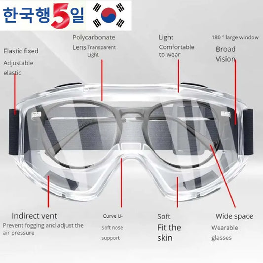 Goggles Splashproof Dustproof Windproof Sandproof Anti-fog Transparent Riding Skiing Sports Glasses