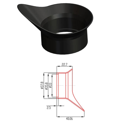 33-38mm Recoil Eye monocular screen Protector for Infrared Thermal Night vision Rubber Eye Cup Eyepiece Cover Guards Anti Impact