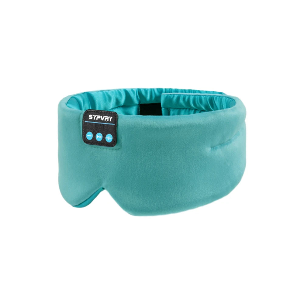 Sleeping Headphones Bluetooth Eye Mask for Women Men, Wireless Music Blackout Masks for Side Sleepers Insomnia Travel Gift