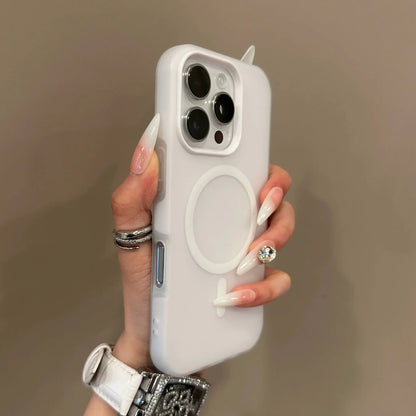 Luxury Candy For Magsafe Wireless Charge Matte Phone Case For iPhone 11 12 13 14 15 16 Pro Max Plus Magnetic Bumper Cases Cover