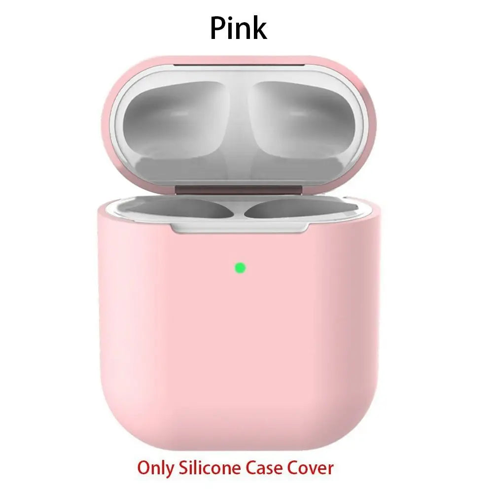 New Ultra Thin Slim Silicone Case Cover Wireless Earphones Pouch Protective Skin Sleeve Protector For Airpods 2