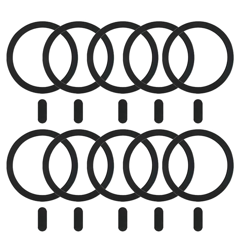 5/10Pcs Universal Metal Plate Ring for Magsafe Magnetic Wireless Charger Iron Sheet Sticker Car Phone Holder for IPhone 13 14 15
