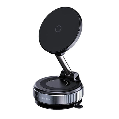 360 degree Rotation Foldable Magnetic Phone Holder, Vacuum Suction Cup Wireless Charger, Portable Universal Mount for Car, Gym