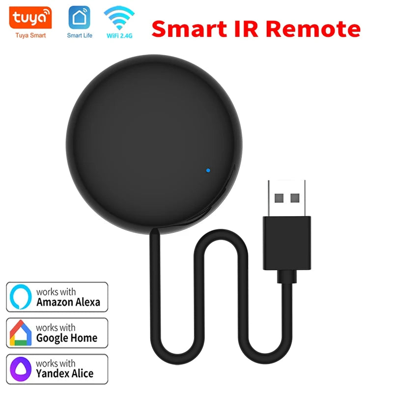 Tuya WiFi IR Remote Control Smart Universal for TV Air Conditioner Alexa Remote Control Work with Google Home Yandex Google