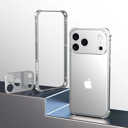 Metal Alloy Lens Protect Frame Phone Case For iPhone 17 Air 16 15 14 13 12 Pro Max Plus Four Corners Anti-drop Shockproof Bumper