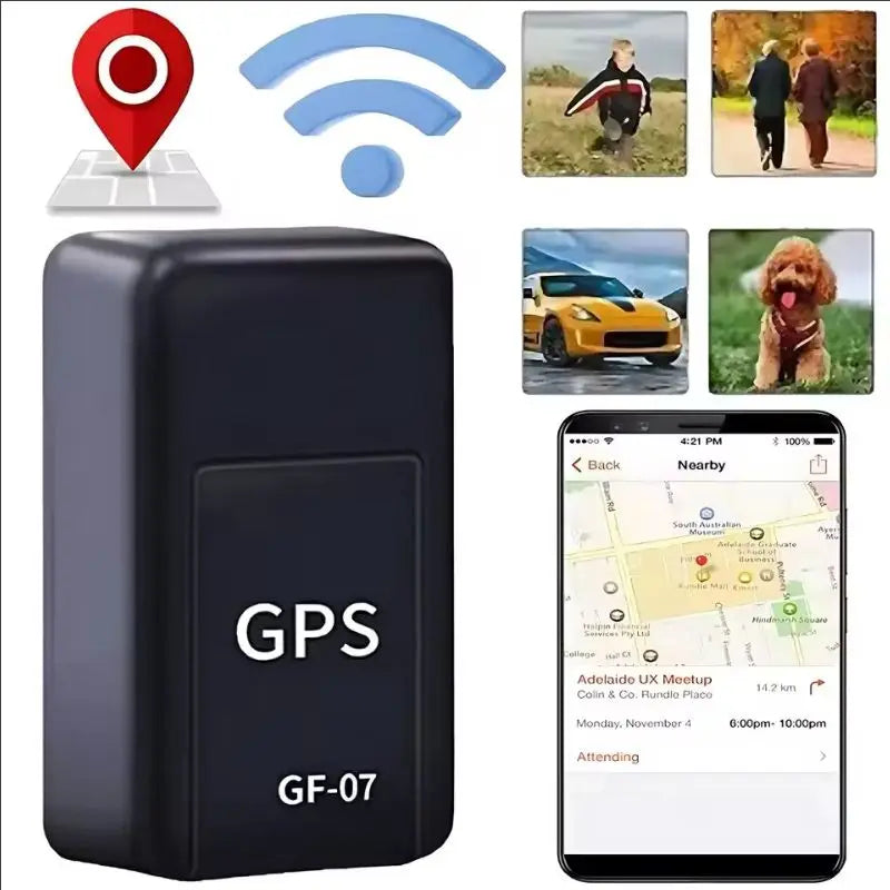 Portable Mini Gps Tracking Device Gf07 Car Gps Tracker Vehicle Gps Locator Strong Magnetic Anti-Lost Precise Gps Position App