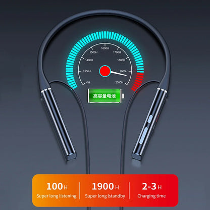 100 Hours Wireless Bluetooth Earphones Magnetic Neckband Sports Running Headset Waterproof Sport Earbuds s720 Noise Reduction