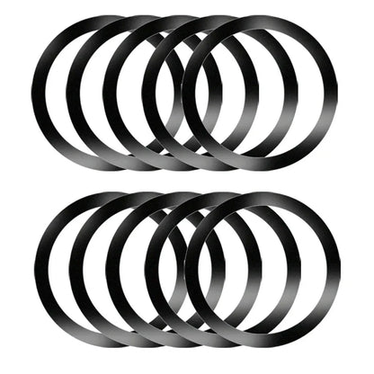 1-10PCSUniversal Strong Magnetic Ring Plate for MagSafe Wireless Charger 3M Adhesive Iron Sheet Sticker Car Phone Holder Mount