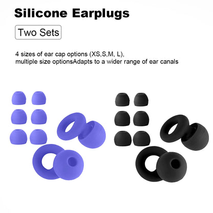 Concert Ear Plugs, High Fidelity Noise Cancelling Silicone Ear Plugs, Reusable Ear Plugs for Musicians, , Focus and Sleep