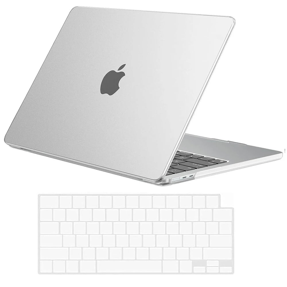 Laptop Case For MacBook Air 13 M5M4 M3 M2 2026-2022 Case For MacBook Pro 14/16 Inch M5 2026 Ultra Thin Shell Cover+Keyboard Skin