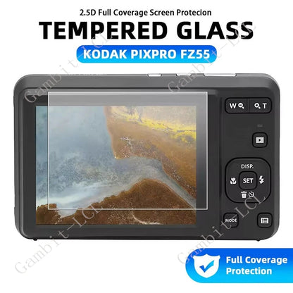 1/3PCS 9H HD Tempered Glass For KODAK PIXPRO FZ55 FZ45 FZ43 FZ101 C1 WPZ2 FZ55-RD PIXPROFZ55 Camera LCD Display Screen Protector