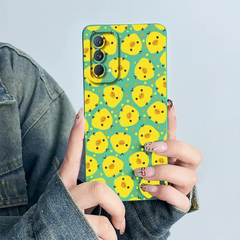 For Realme GT Master Phone Case GTmaster Edition RMX3363 RMX3360 Casing Soft Silicone Sweet Painted Fashion Flower Printed Cover