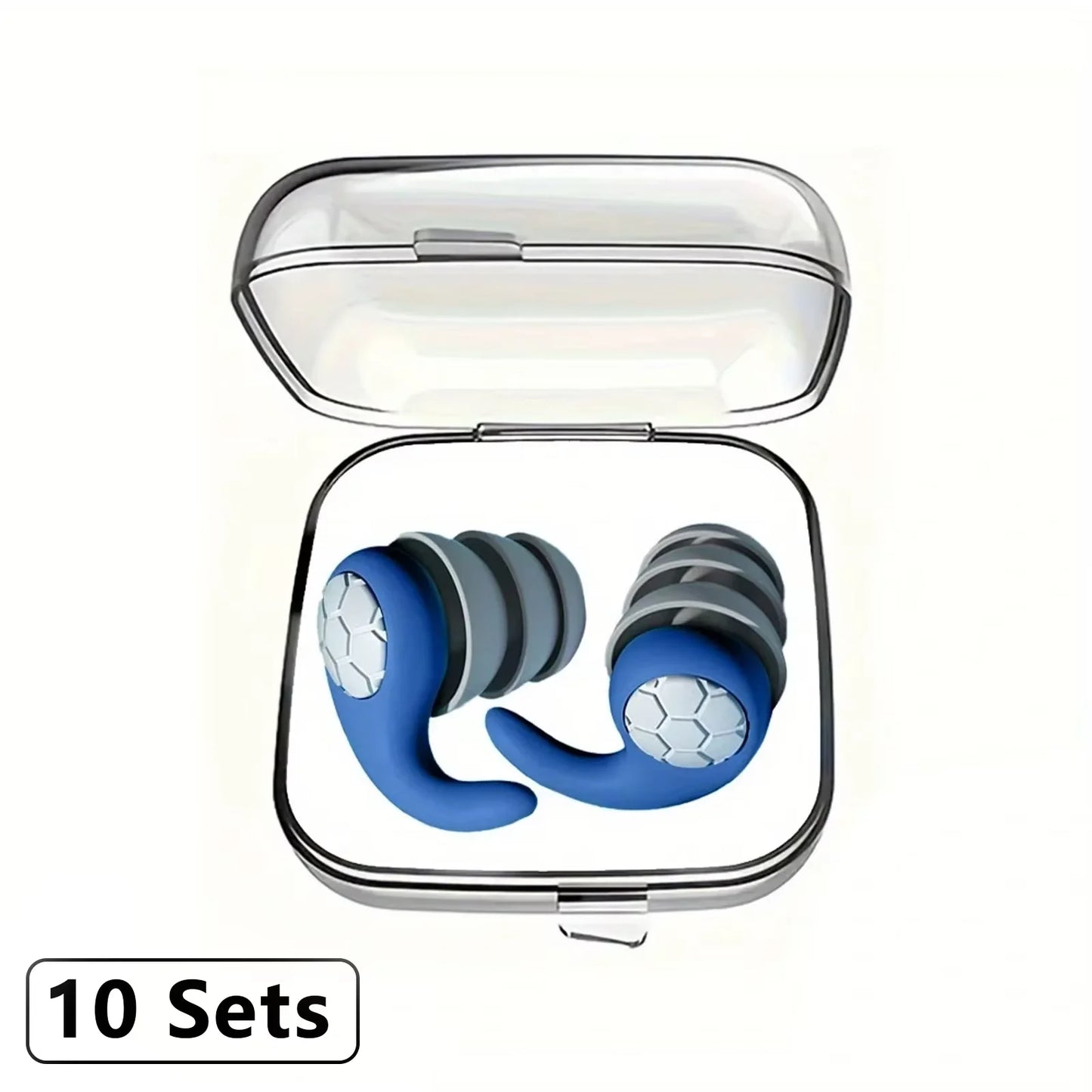 Silicone Sleeping Ear Plugs Three-Layer Noise Reduction Waterproof Earplug Professional Soundproof Earplug Earplugs For Swimming