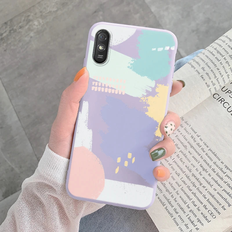 For Redmi 9AT 9A 9at Back Cover Protective Case Soft Silicone Cute Cartoon Cat Frog Funda Phone Case For Xiaomi Redmi 9C 13C 14C