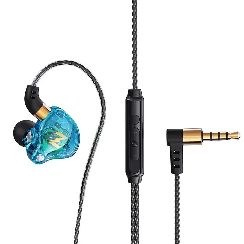 QKZ ZEN Dynamic Wired Earphones HIFI Heavy Bass Earbuds In Ear Monitor Sport Noise Cancelling Headset Gaming Headphones with Mic