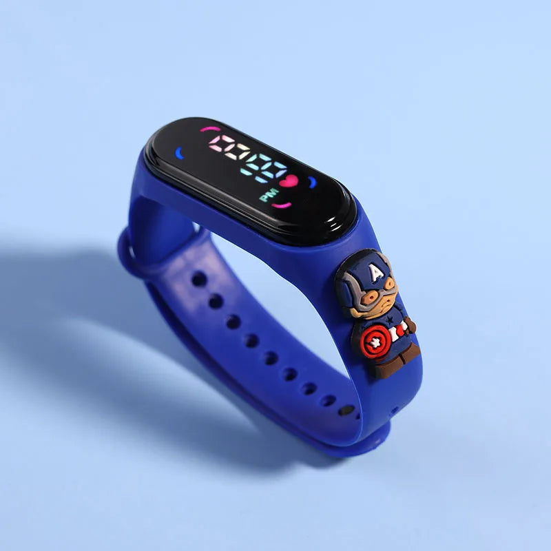 New Spiderman Kid's Watches Men Sport Wristband Bracelet Waterproof Children Digital Watch Boys LED Clock relogio montre