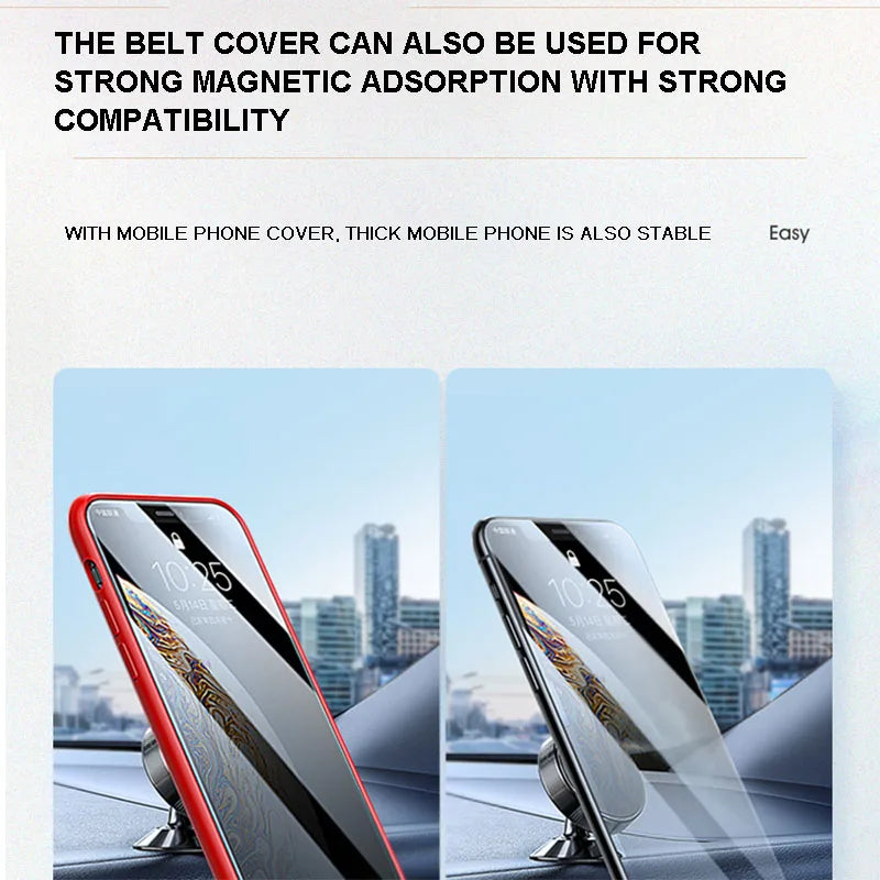 Magnetic Car Phone Holder Universal Magnet Phone Mount in Car Mobile Cellphone Stand for iPhone Xiaomi Samsung Redmi