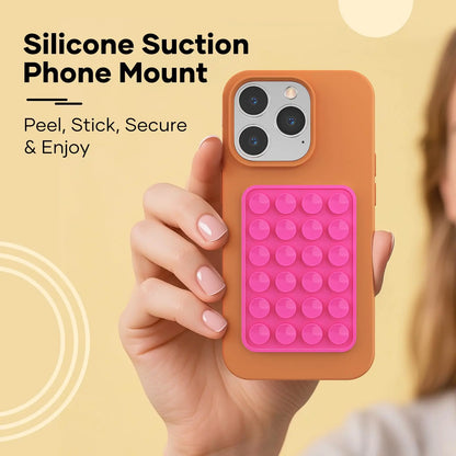 1PC unilateral Silicone Suction Pad For Mobile Phone Fixture Suction Cup Backed Adhesive Silicone Rubber Sucker Pad For Fixing