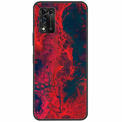 For ZTE Libero 5G II Case Marble Soft Silicone Protective Back Covers for ZTE Libero 5G III A202ZT 2022 5GIII Flower Coque TPU