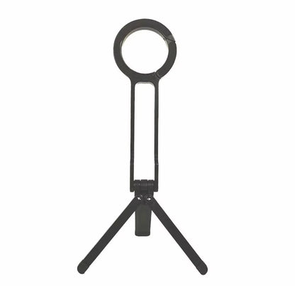 Foldable Phone Tripod Carabiner-Mounted For iPhone 17 16 15 Portable Dual-sided Magnetic Tripod Desk Mount Phone Handle Holder