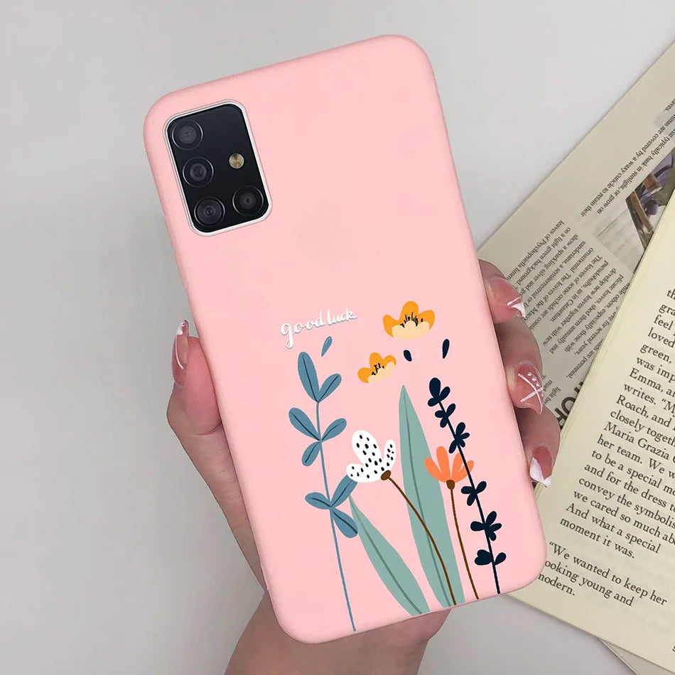 For Samsung Galaxy A51 Case Cover Soft Silicone TPU Bumper Phone Case for Samsung A31 A71 A515 A515F A 71 51 31 Coque Funda Capa