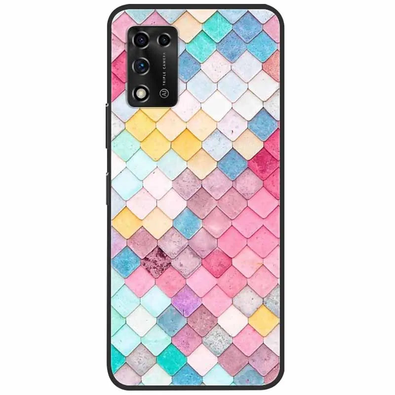 For ZTE Libero 5G II Case Marble Soft Silicone Protective Back Covers for ZTE Libero 5G III A202ZT 2022 5GIII Flower Coque TPU