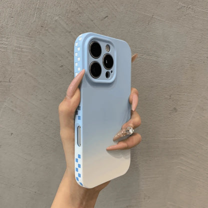 Luxury Liquid Silicone Gradient Color Phone Case For iPhone 13 14 15 16 17 Pro Max Air Plus Soft Candy Bumper Cases Cover