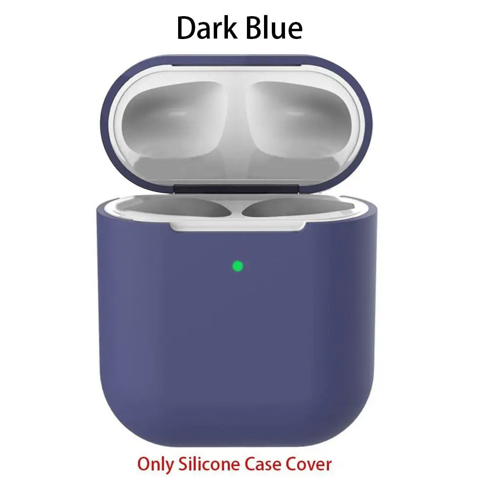 New Ultra Thin Slim Silicone Case Cover Wireless Earphones Pouch Protective Skin Sleeve Protector For Airpods 2