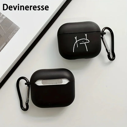 Rock And Roll Matchstick Men Protective Case For Wireless Headset For Airpods 1/2 Case Airpods3 Airpods Pro Generation Tpu Case