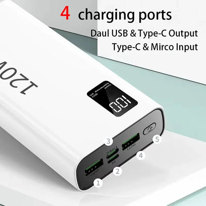 Oneplus 120W 500000mAh Power Bank Digital Display Super Fast Charging Portable With Large Capacity And Super Fast Charging Speed