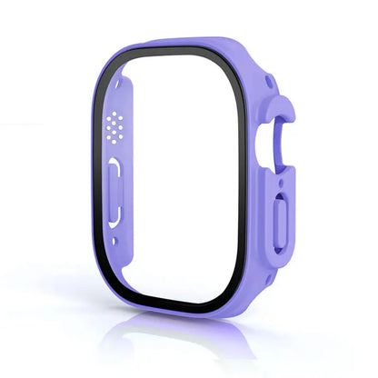 Glass+case For Apple Watch Ultra 49mm strap smartwatch PC Bumper+Screen Protector Tempered Cover iwatch series band Accessories