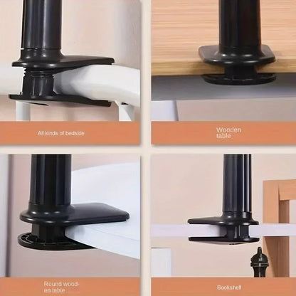 Ultra Stable 18MM Thick Gooseneck Phone Holder 360° Adjustable Tablet Mount Universal Lazy Stand for Devices Bed Desk Office