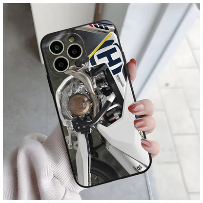 H-husqvarnaES Phone Case For Iphone 14 15ProMax 16 11 13 12 Pro Xs Max Mini Xr X 7 8 Plus Shell Coque