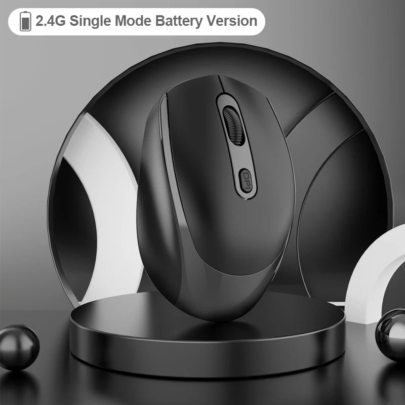 Wireless Mouse, 2.4G Ergonomic Optical Mouse, Computer Mouse for Laptop, PC,Chromebook,Notebook,Rechargeable Small Cordless Mice