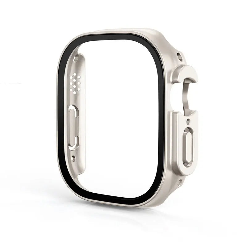 Glass+case For Apple Watch Ultra 49mm strap smartwatch PC Bumper+Screen Protector Tempered Cover iwatch series band Accessories