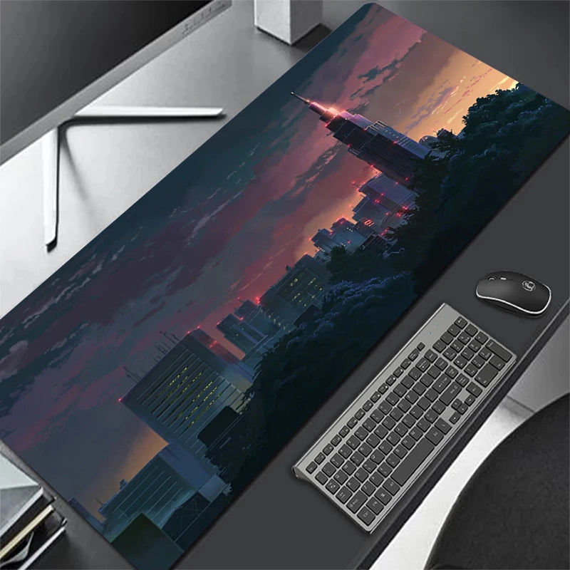 Large Personalized Art Gaming Mouse Pad Anime Rubber Edge Computer Mousepad Laptop Desk Mat Locking System for Gamers