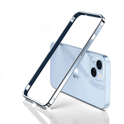 Aluminium Metal Bumper Frame Case For iPhone 17 16 15 14 13 12Pro Max Ultra Thin Luxury Light Alloy Protective Hard Back Bumpers