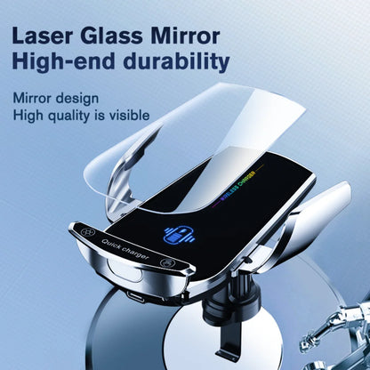 Car Wireless Charger For Phone, Air Outlet 15W Car Wireless Charging Cradle, Clip Automatic Induction Opening And Closing
