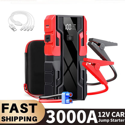 New 12V 99800mAh 3000A Car Jump Starter Car Battery Starters Portable Power Bank 12V Starting Device Booster  Petrol Diesel Car