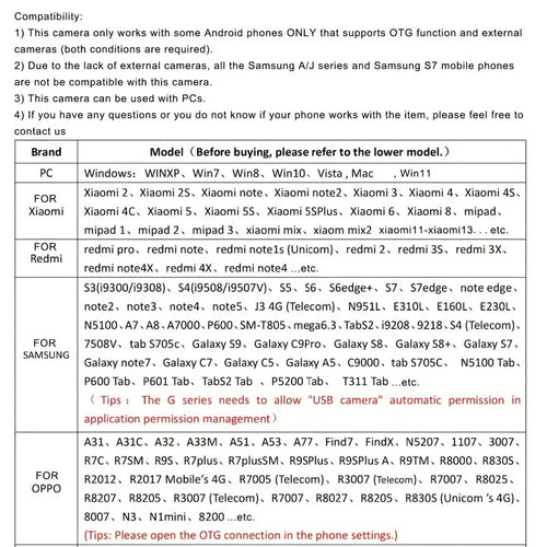 7MM Android Endoscope Camera 3 IN1 Micro USB Type C Borescope Mini Camera Waterproof LED Car Inspection For HUAWEI XIAOMI PC