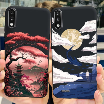 For LG K22 2020 Case LM-K200 New Fashion Painted Cover Shockproof Phone Case For LG K22 K 22 LGK22 Soft Fundas 6.2'' Coque Shell