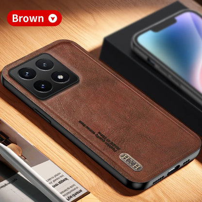 For Xiaomi 14T Back Cover Skin Feel Shockproof Magnetic Phone PU Leather Case Soft Fundas For Xiaomi 14T Pro