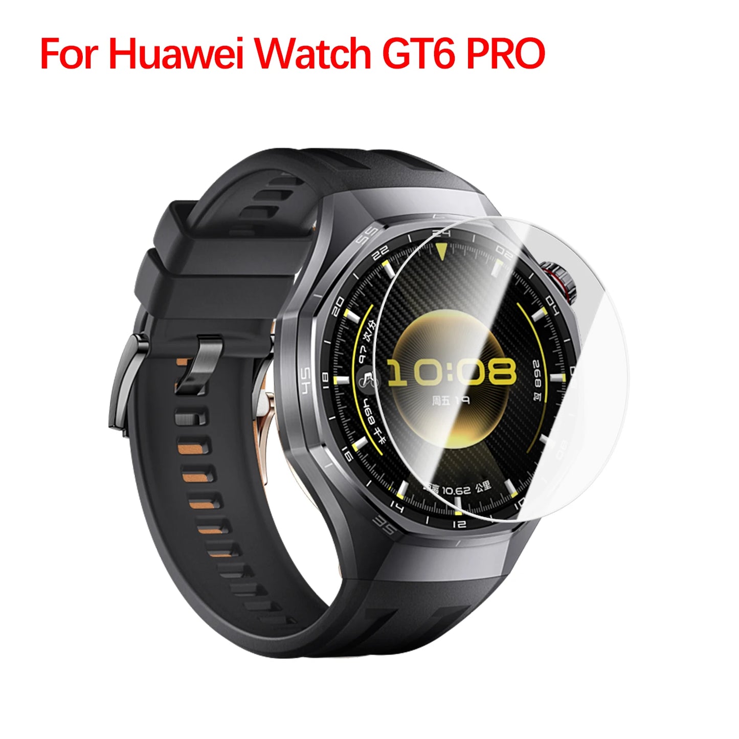 Tempered Glass Screen Protector for Huawei Watch GT6 46mm 41mm GT 6 Pro HD Clear Anti-Scratch Protective Film Full Coverage