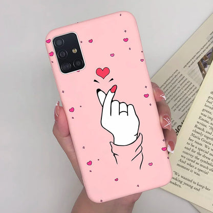 For Samsung Galaxy A51 Case Cover Soft Silicone TPU Bumper Phone Case for Samsung A31 A71 A515 A515F A 71 51 31 Coque Funda Capa