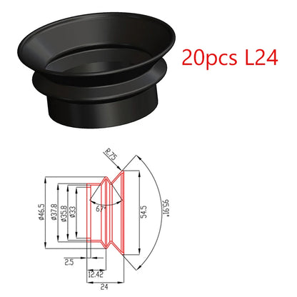 33-38mm Recoil Eye monocular screen Protector for Infrared Thermal Night vision Rubber Eye Cup Eyepiece Cover Guards Anti Impact
