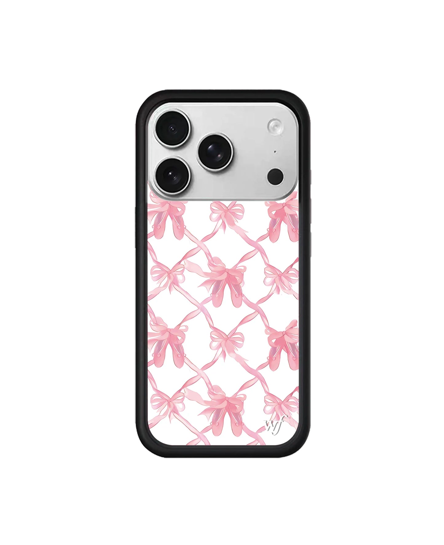2026 Wildflower INS Strawberry cherry for 17 Pro Max Plus 16 15 12 13 14 pro 3D WF Ballet shoes Swan Protective Cover Phone Case